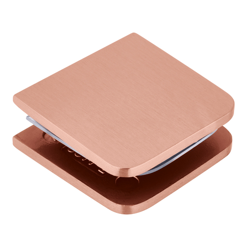 Brushed Copper Traditional Style Fixed Panel U-Clamp