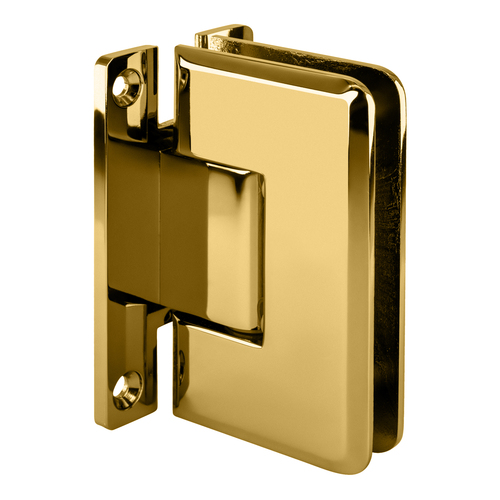 Polished Brass Cologne 037 Series Wall Mount 'H' Back Plate Hinge