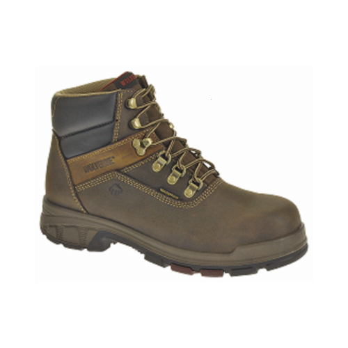 WOLVERINE WORLDWIDE W10314 09.0M Cabor Waterproof Work Boots, Medium Width, Composite Toe, Brown Nubuck Leather, Men's Size 9