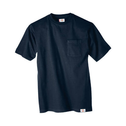 WILLIAMSON DICKIE MFG. 1144624DNXL Pocket T-Shirt, Navy, Men's XL  pair