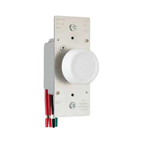 600-Watt Light Almond 3-Way Maximum Rotary Dimmer Switch