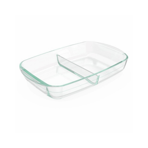 INSTANT BRANDS LLC HOUSEWARES 1144865-XCP4 Glass Bakeware, 2 Compartments, 8 x 12 In. - pack of 4