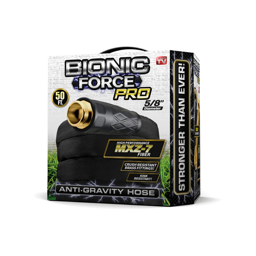 Bionic Force Pro Hose With Brass Fittings, 5/8-In. x 50-Ft.