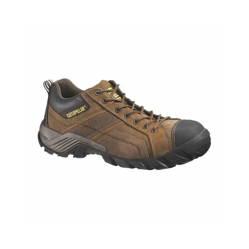 CAT FOOTWEAR P89957 9.5W Caterpillar Argon Safety Toe Leather Boot, Men's Wide, Size 9.5