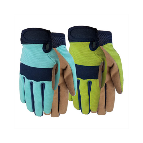 Midwest Quality Gloves 150M2-M PU Coated Palm Garden Gloves, Women's M