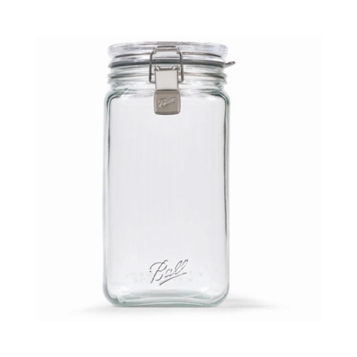 Latching Glass Storage Jar, 1/2 Gallon