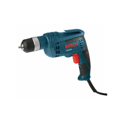 Variable Speed Drill/Driver Kit, Keyless Chuck, 6.3-Amp, 3/8-In.