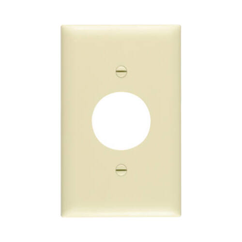 Wall Plate, Single Outlet, Ivory Nylon