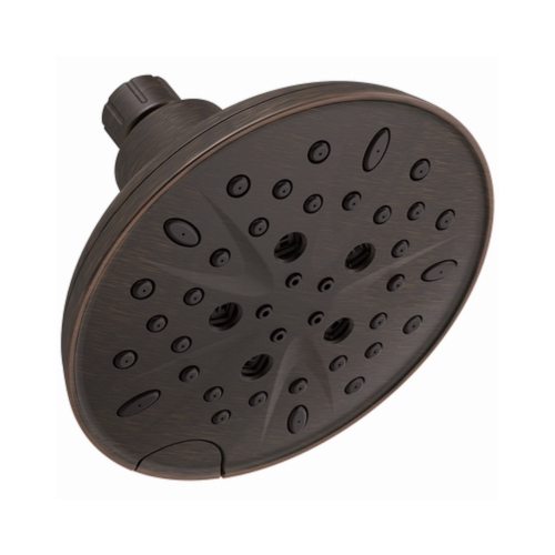 Delta Faucet 75508RB H2O 5-Spray Shower Head, Fixed Mount, 1.75 GPM, Venetian Bronze