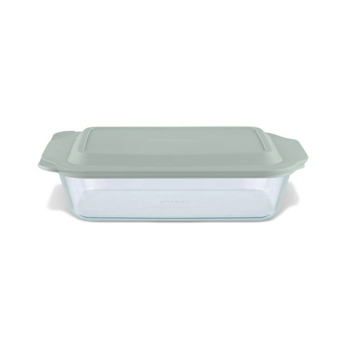 Baking Dish, Sage Lid, 7 x 11-In. - pack of 4