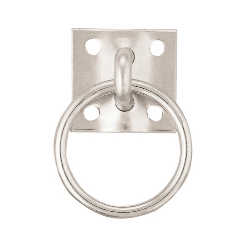 Weaver Leather BC00052-ZP #52 Tie Ring Plate, 1-3/4 x 1-7/8 In.