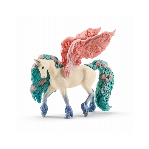 Flower Pegasus Toy Animal Figure, Ages 3 & Up