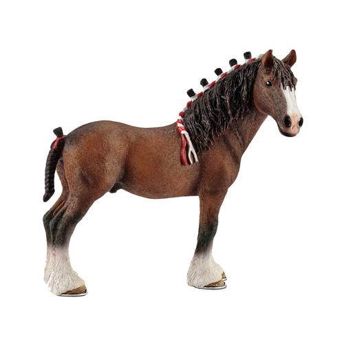 Clydesdale Gelding Toy Animal Figure, Ages 3 & Up