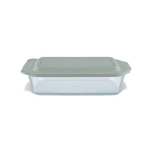 Baking Dish, Sage Lid, 9 x 13-In. - pack of 2