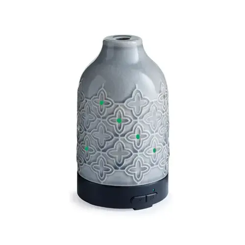 Ultra Sonic Essential Oil Diffuser, Gray Glaze