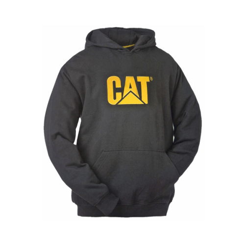 SUMMIT RESOURCE INTL LLC W10646-016-L Caterpillar Hooded Sweatshirt, Black, Large
