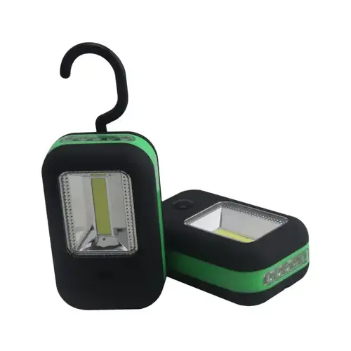 COB Work Light with LED Flashlight, 3-Watts, 5-LED.