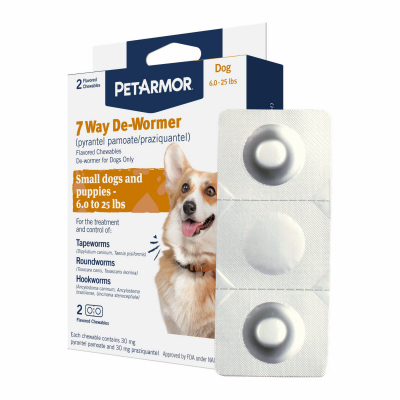 SERGEANT'S PET 05266 Way De-Wormer for Puppies and Small Dogs,