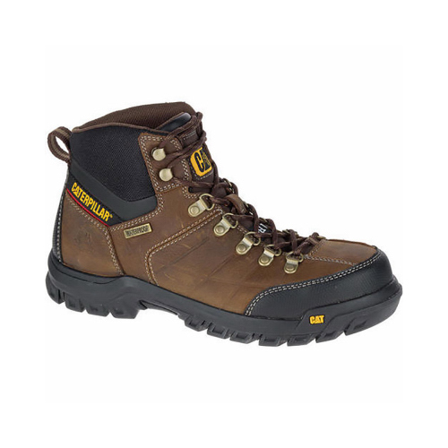 CAT FOOTWEAR P90935 9.0W Threshold Steel-Toe Electrical Hazard Boot, Leather Upper, Men's Size 9 Wide