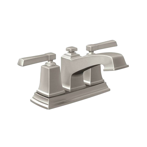 MOEN INC/FAUCETS WS84800SRN Boardwalk Collection Lavatory Faucet With Pop-Up, Brushed Nickel