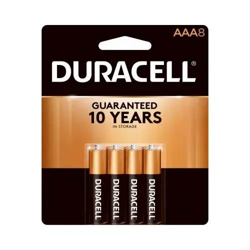 Alkaline Batteries, AAA - pack of 8