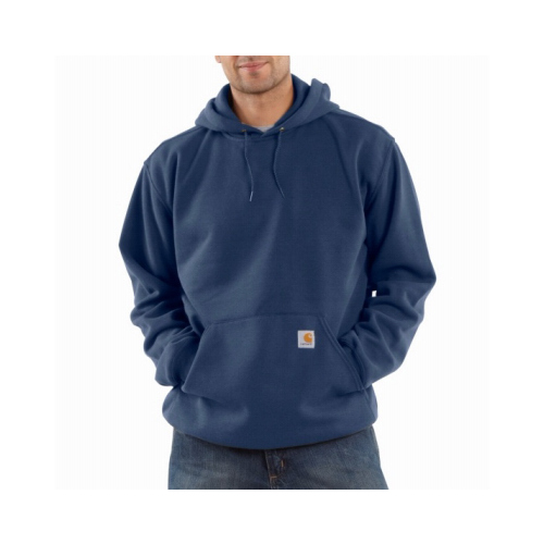 Midweight Hooded Pullover Sweatshirt, New Navy, Small