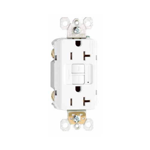 PASS & SEYMOUR 2097WCCD12 GFCI Outlet, Heavy Duty, 20A, White