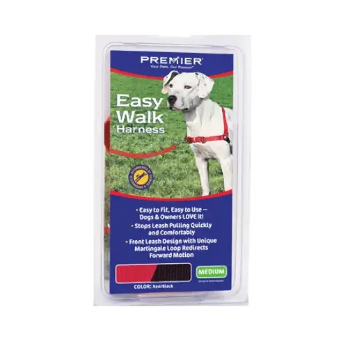 RADIO SYSTEMS EWH-HC-M-BLK Premier Easy Walk Pet Harness, Medium