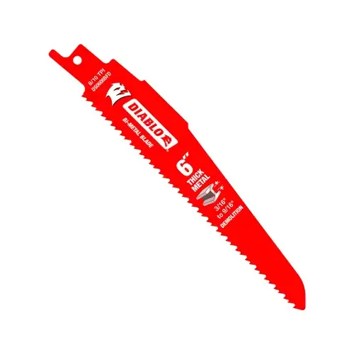 Freud DS0608BFD25 Steel Demon Demolition Reciprocating Saw Blade, 6In., 8-10 TPI - pack of 25