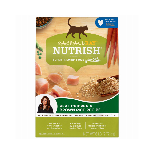 Natural Premium Dry Cat Food, Chicken & Brown Rice Recipe, 6-Lbs