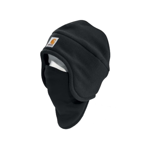 CARHARTT A202-BLK-OFA Fleece 2-In-1 Headwear, Black