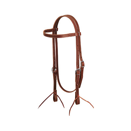 Weaver Leather 10-0335 Horse Headstall, Brown Leather, 5/8 In.