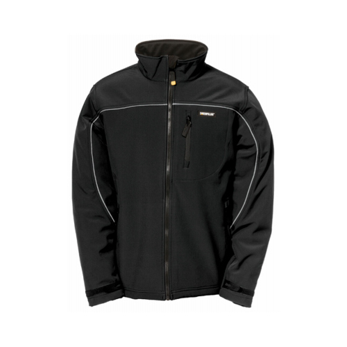 SUMMIT RESOURCE INTL LLC W11440-016-L Caterpillar Soft Shell Jacket, Black, Large