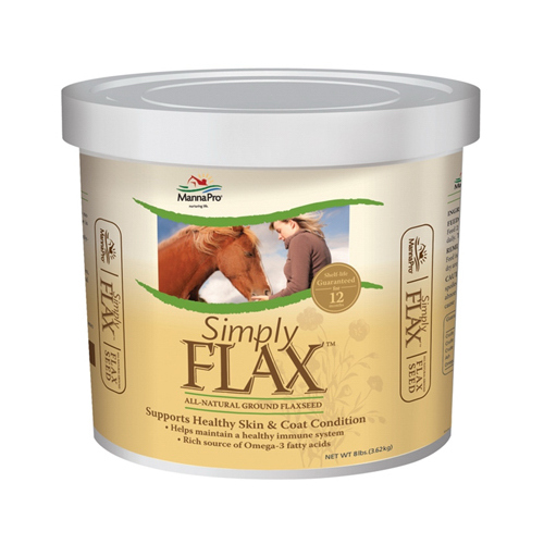 Simply Flax Ground Flaxseed For Horses, 8-Lbs.