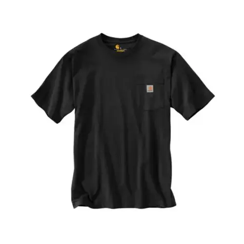 Pocket T-Shirt, Black, Tall, XXL