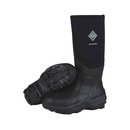 MUCK BOOT COMPANY ASP000A-7 Arctic Sport High Boots, Black, Unisex Size 7 Men/8 Women