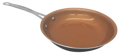 EMSON DIV. OF E. MISHON 9951 Fry Pan, Non-Stick Ceramic, 9.5-In.