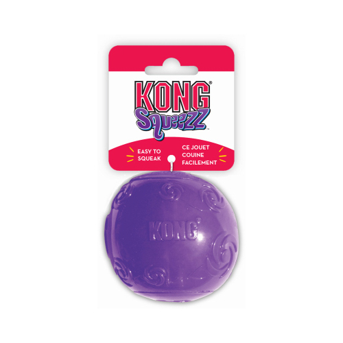 PHILLIPS PET FOOD SUPPLY PSB1 Squeezz Ball Dog Toy With Squeaker, L