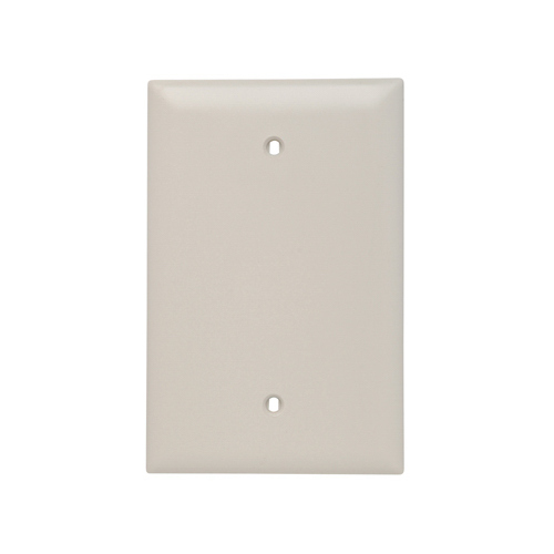 Wall Plate, 1-Gang, Light Almond, Jumbo