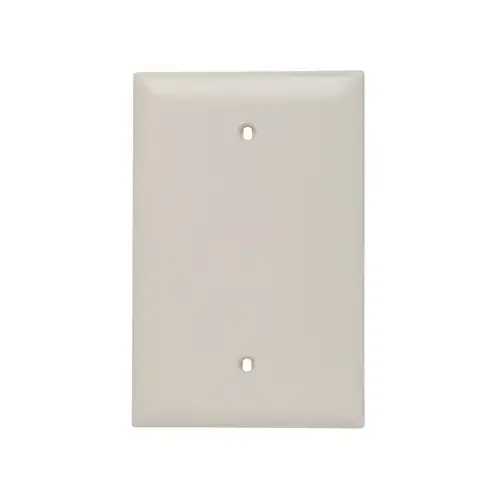 Wall Plate, 1-Gang, Light Almond, Jumbo