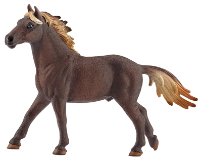 SCHLEICH NORTH AMERICA 13805 Mustang Stallion Toy Animal Figure, Ages 3 & Up