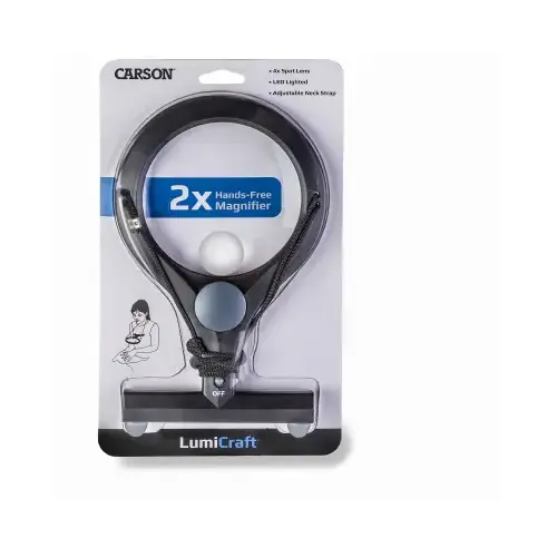 CARSON OPTICAL LC-15 LED Lighted Magnifier With Bifocal