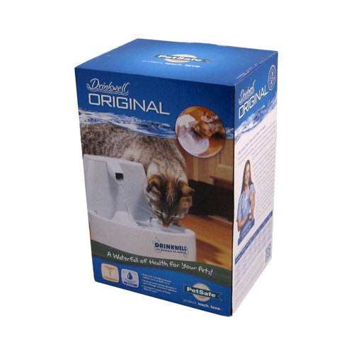 RADIO SYSTEMS PWW00-13704 Drinkwell Pet Fountain, Original, 50-oz.