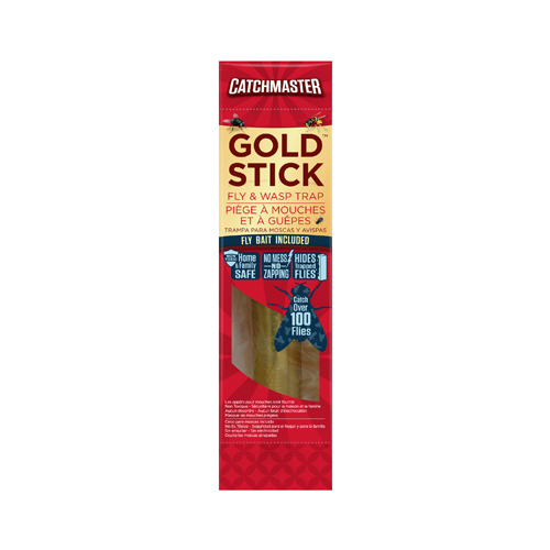 AP & G CO INC 912R6 Gold Stick Fly Trap, 10-In.