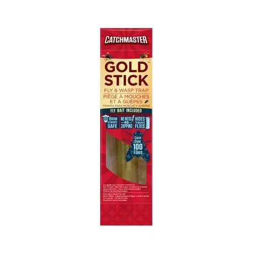 AP & G CO INC 912R6 Gold Stick Fly Trap, 10-In.