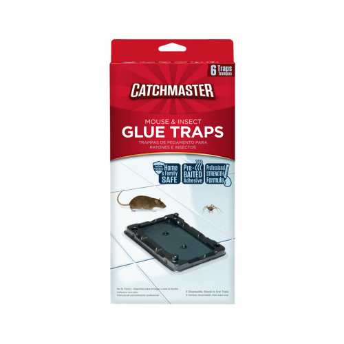 Mouse & Insect Glue Traps, Baited  pack of 6