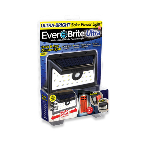 ONTEL PRODUCTS CORP BRITEU-MC12/4 Ever Brite Solar Powered LED Light, Motion Activated