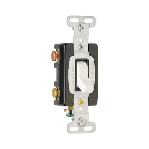 Switch, Blue/White, 15 A, 120/277 VAC, Side Wire Terminal