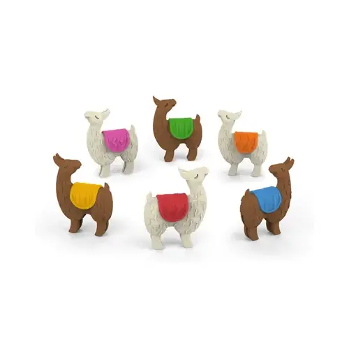 Wine Glass Marking Charms, Tiny Prancer Llama, 6-Pc.