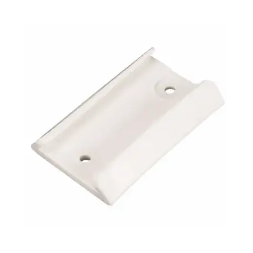 Clip Bracket For Water Cooler Cup Dispenser, White Plastic